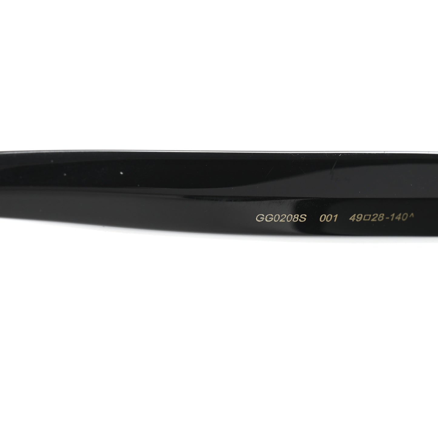 Round Frame Star Sunglasses GG0208S Black