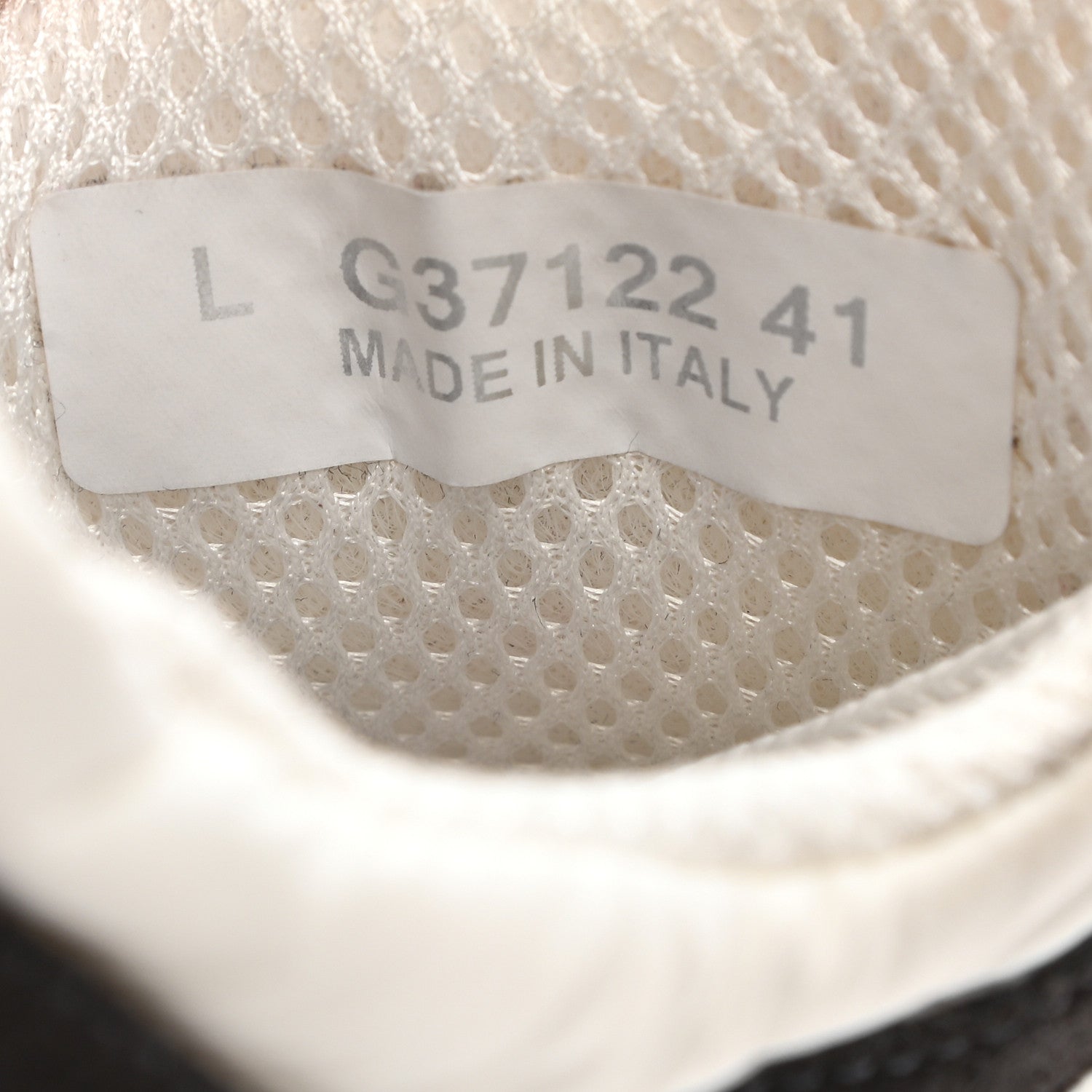 Chanel Nylon Suede Calfskin CC Sneakers 41 White Dark Grey 8 of 9