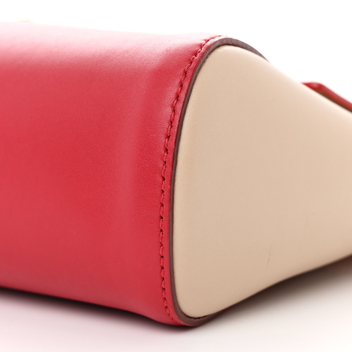 Salvatore Ferragamo Calfskin Abbey Crossbody Shoulder Bag Red Multicolor 10 of 11