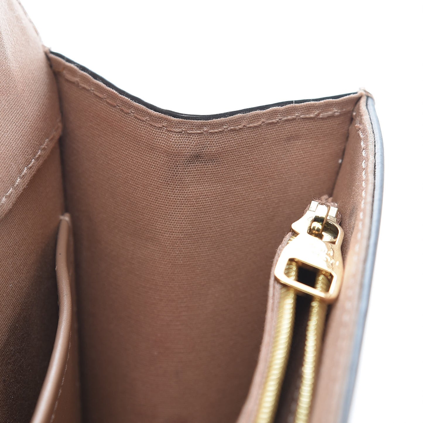 Patent Louise Clutch Nude