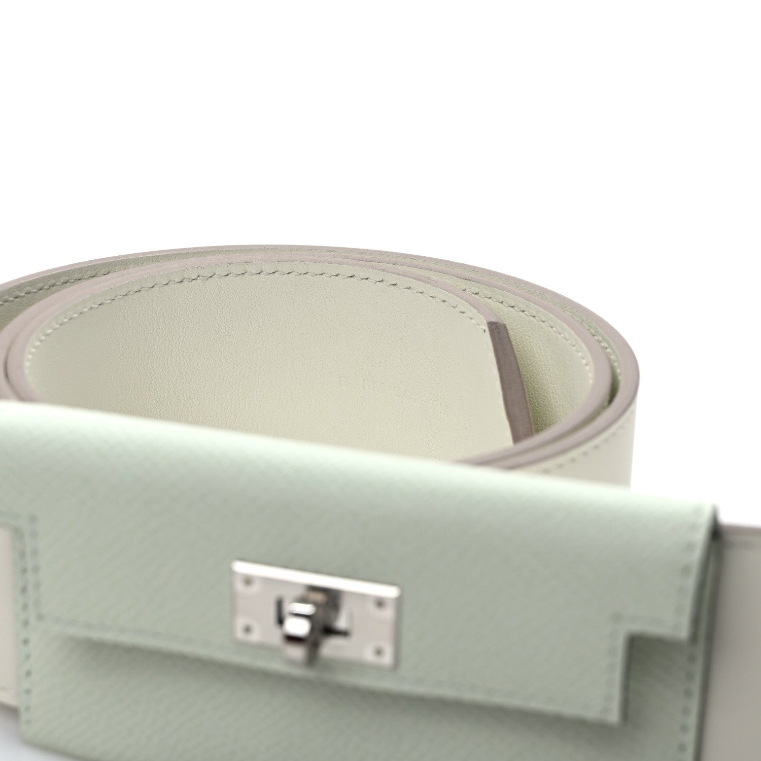 Hermes Swift Epsom Pocket Kelly Shoulder Strap Mushroom Vert Fizz 4 of 5