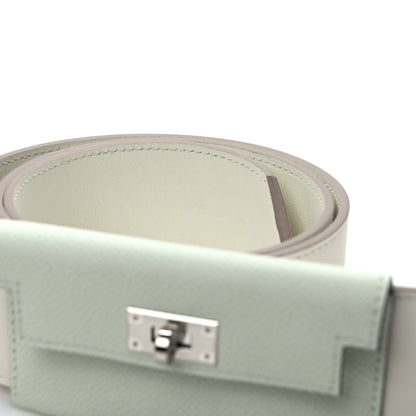 Hermes Swift Epsom Pocket Kelly Shoulder Strap Mushroom Vert Fizz 4 of 5