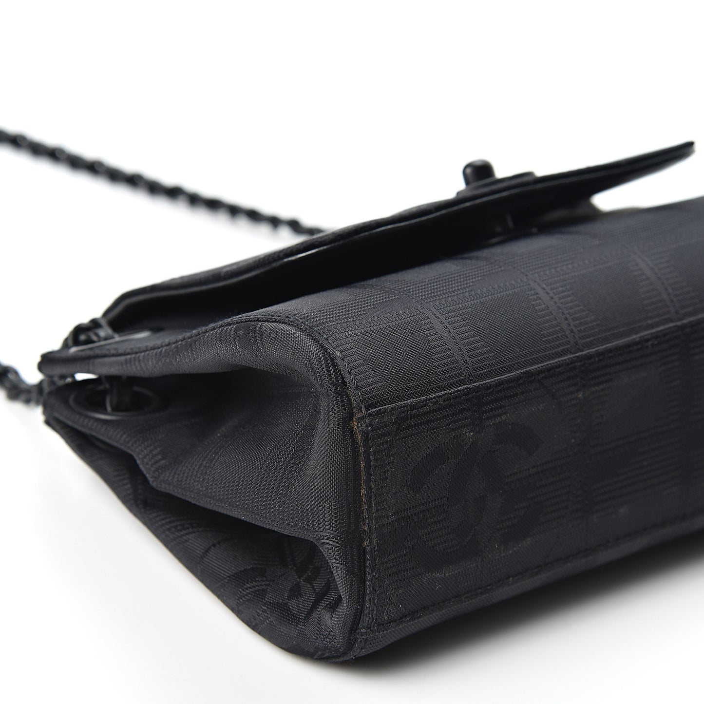 Nylon Mini Travel Accordion Flap Black