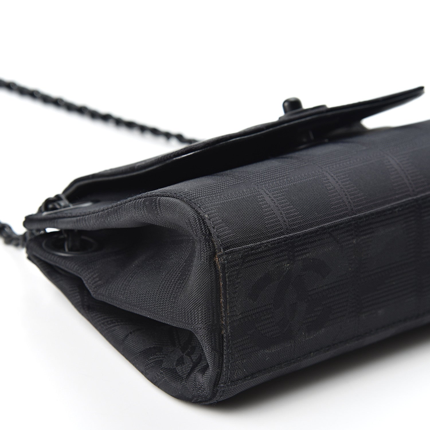 Chanel Nylon Mini Travel Accordion Flap Black 10 of 13