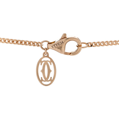 Cartier 18K Pink Yellow White Gold Trinity Square Pendant Necklace 4 of 5
