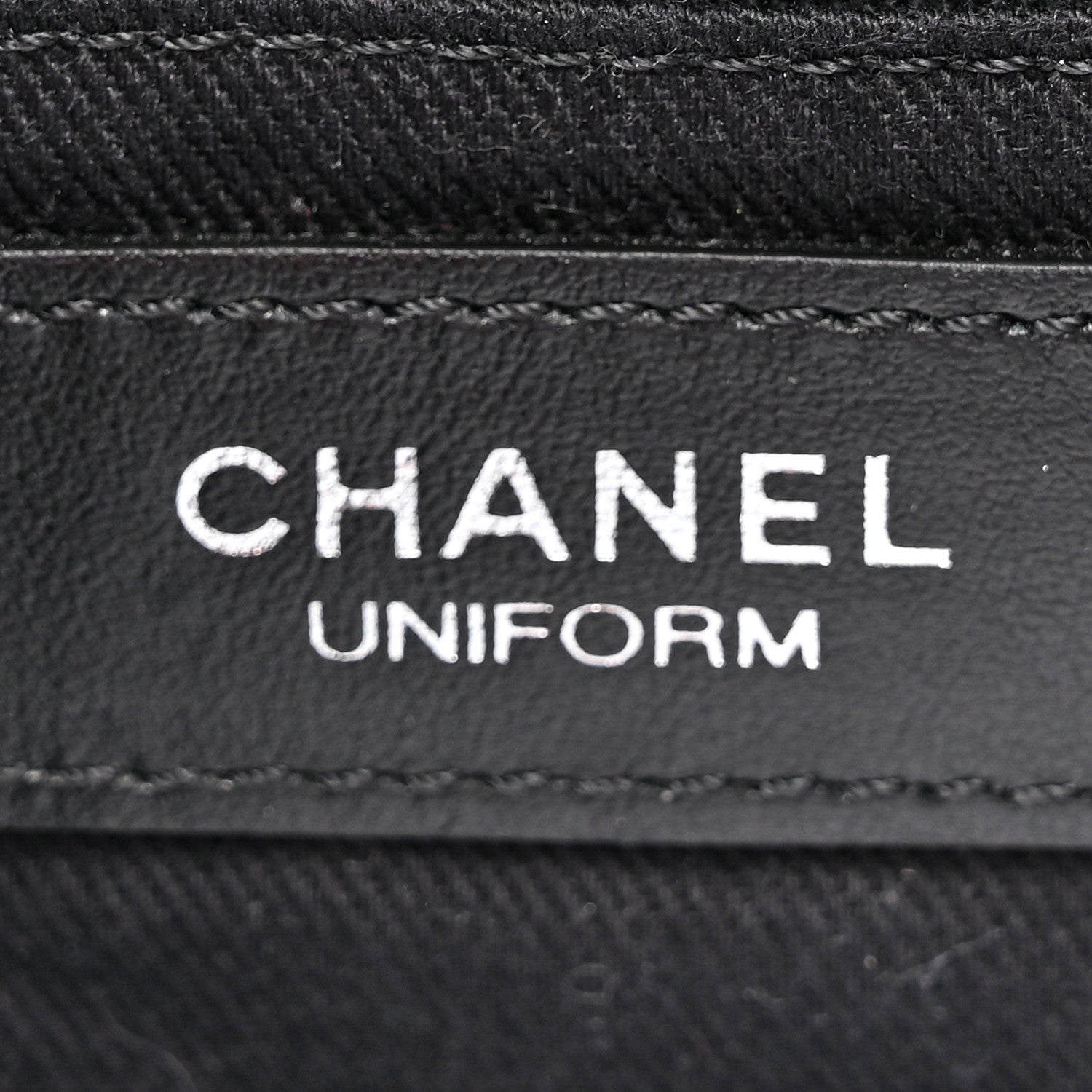 Chanel Calfskin Quilted CC Uniform Flap Belt Bag Black 6 of 11