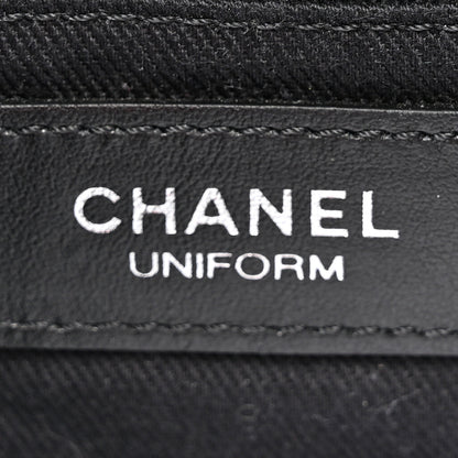 Chanel Calfskin Quilted CC Uniform Flap Belt Bag Black 6 of 11