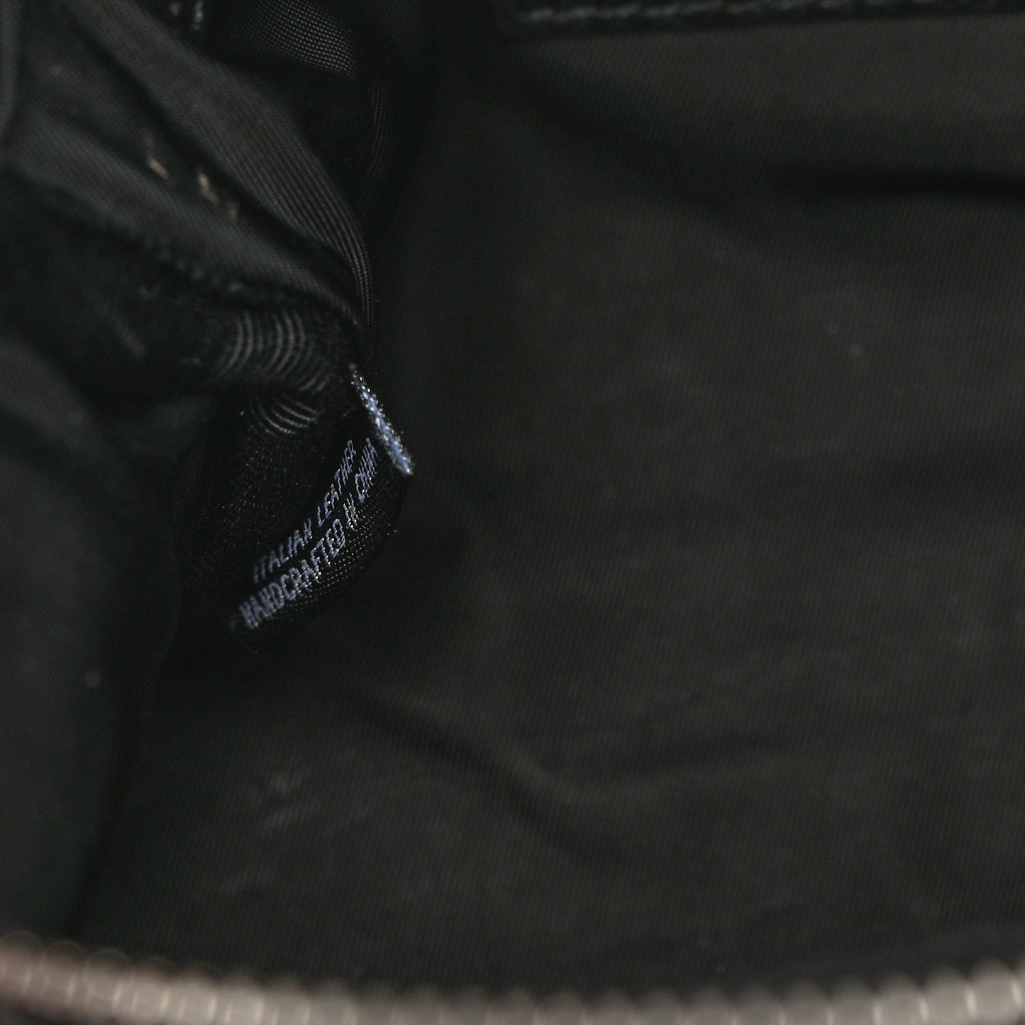 Pebbled Lambskin Mini Rockie Black Rhodium Hardware