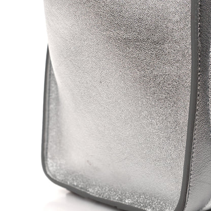 Celine Laminated Lambskin Micro Luggage Silver 11 of 12