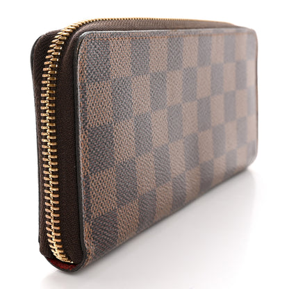Louis Vuitton Damier Ebene Clemence Wallet Cherry 3 of 15