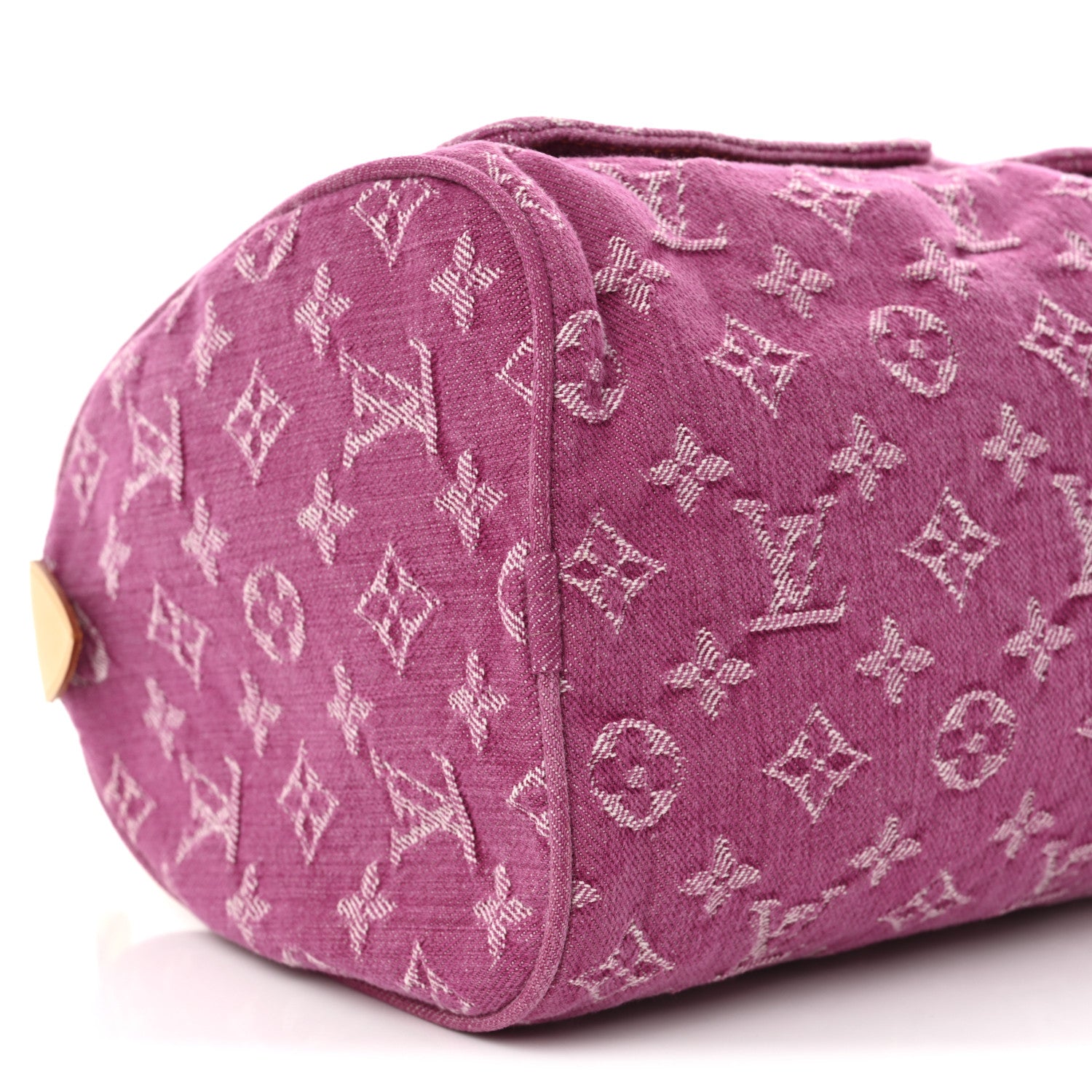 Louis Vuitton Monogram Denim Neo Speedy Fuchsia 9 of 10