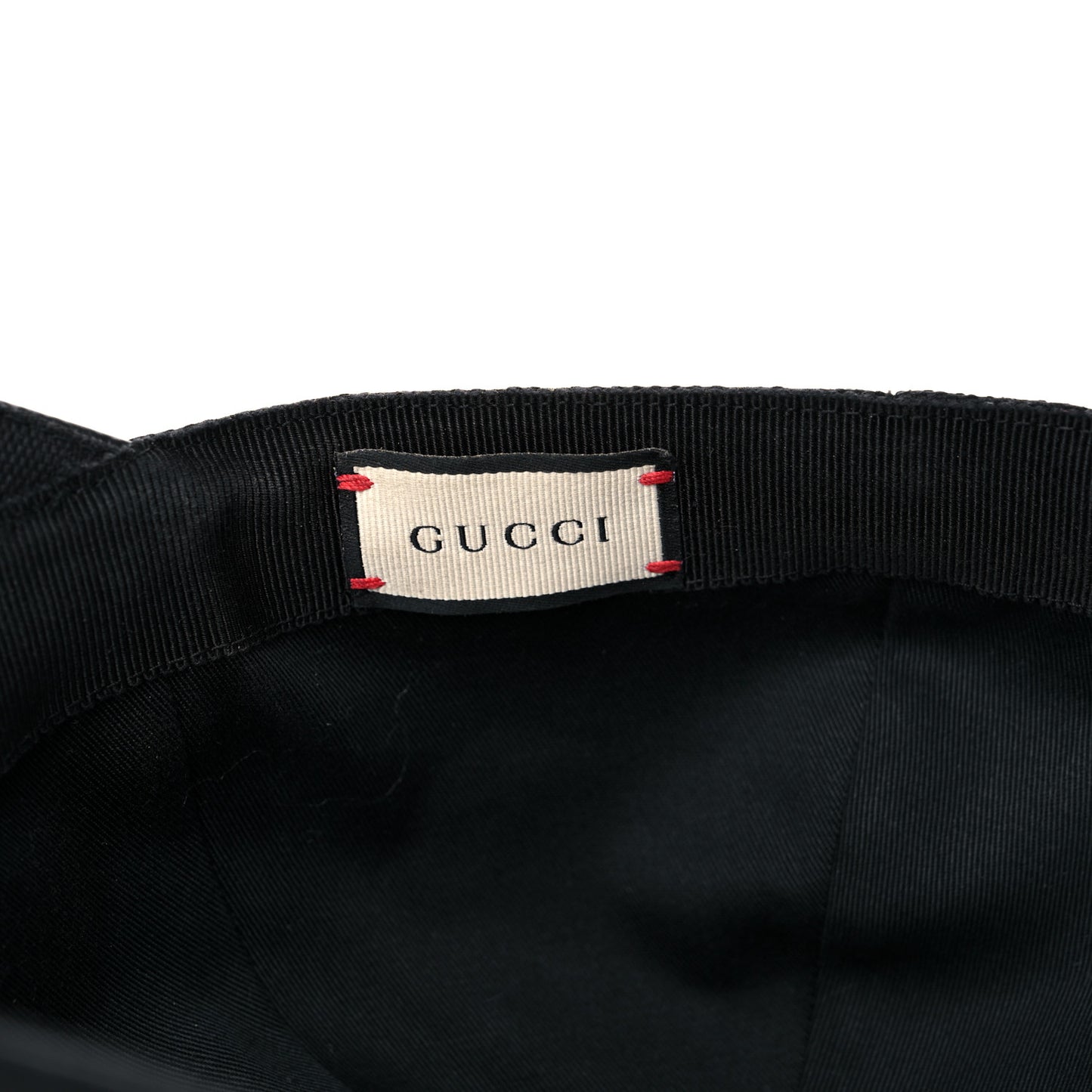Monogram Web Baseball Hat M Black