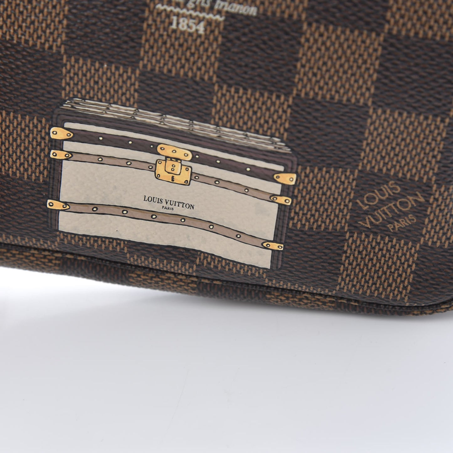 Damier Ebene Trunks and Locks Mini Pochette Accessories