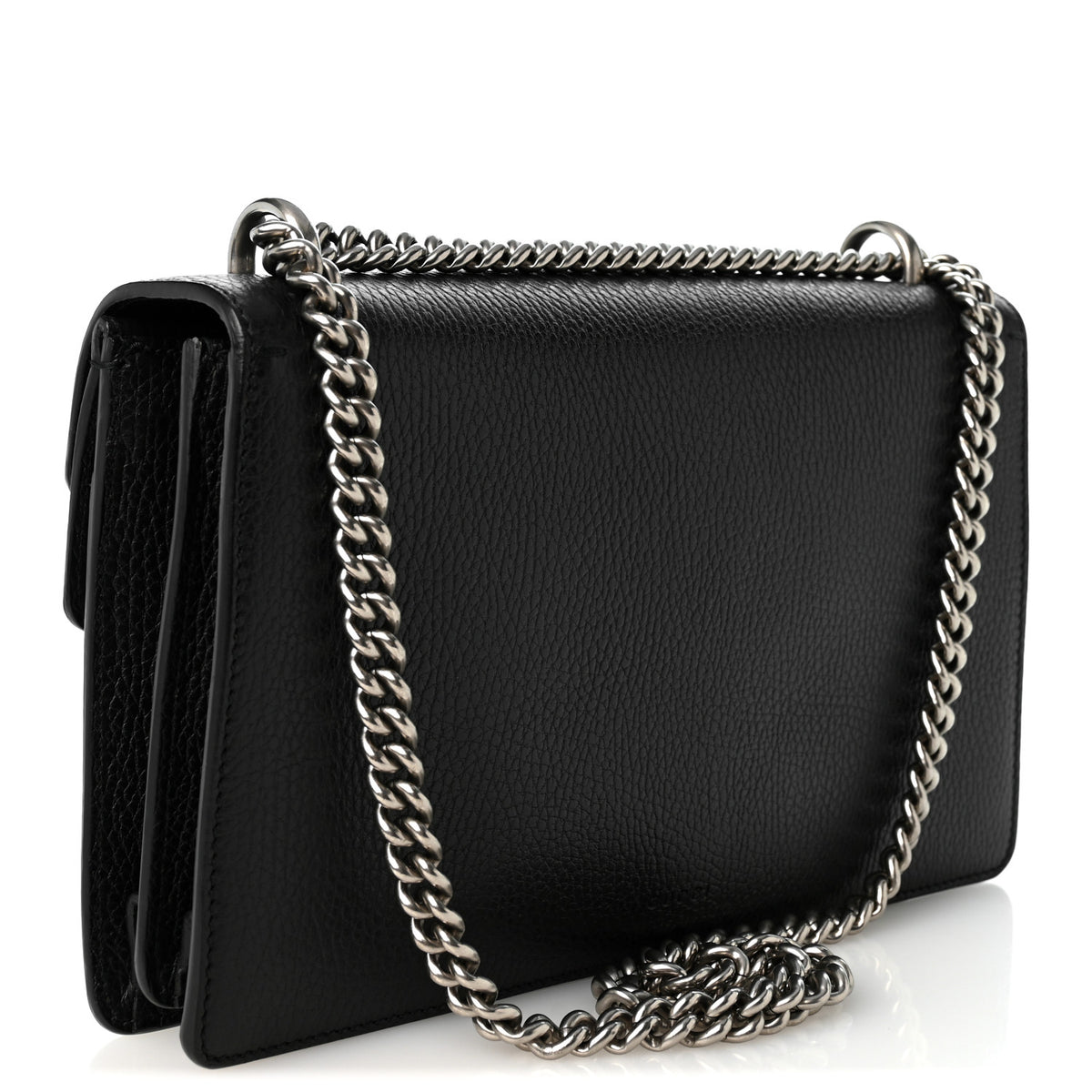 Gucci Pebbled Calfskin Small Dionysus Shoulder Bag Black 3 of 10