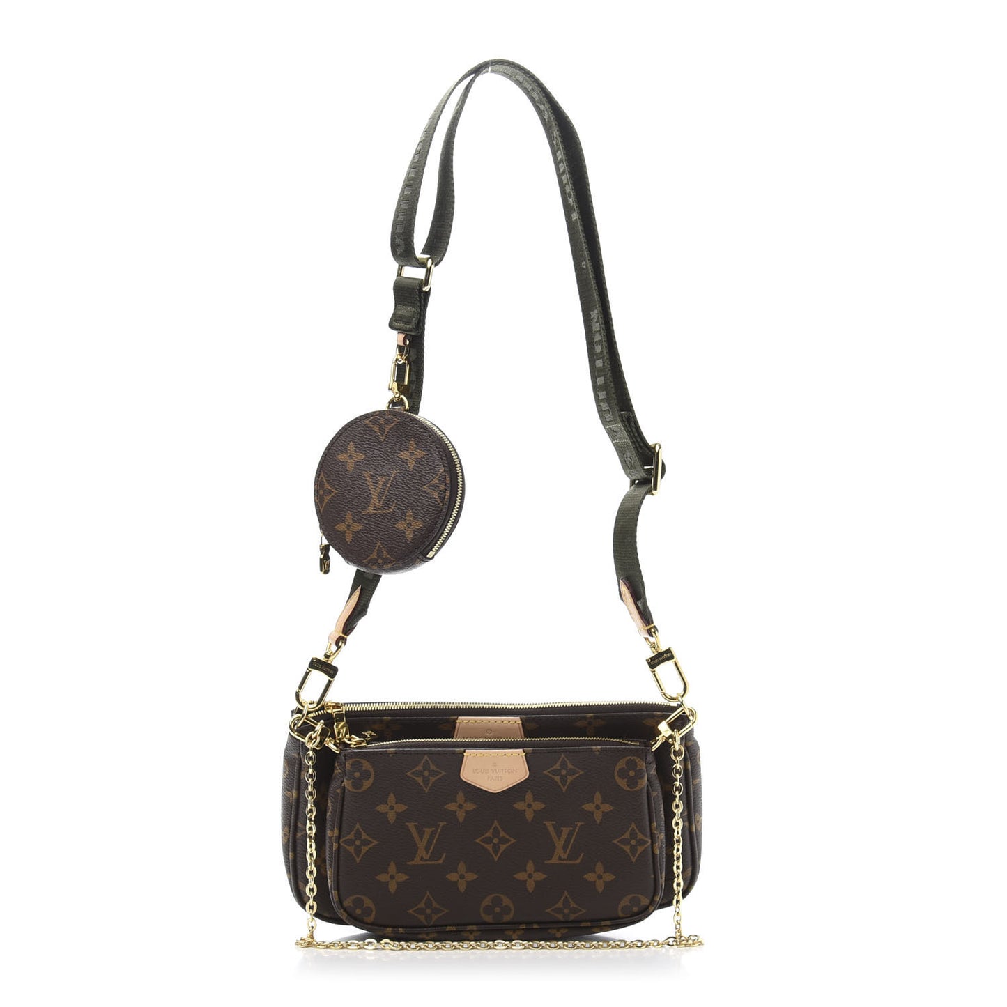 Monogram Multi Pochette Accessories Kaki