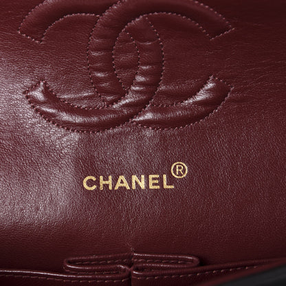 Chanel Lambskin Quilted Medium Double Flap Black 8 of 11