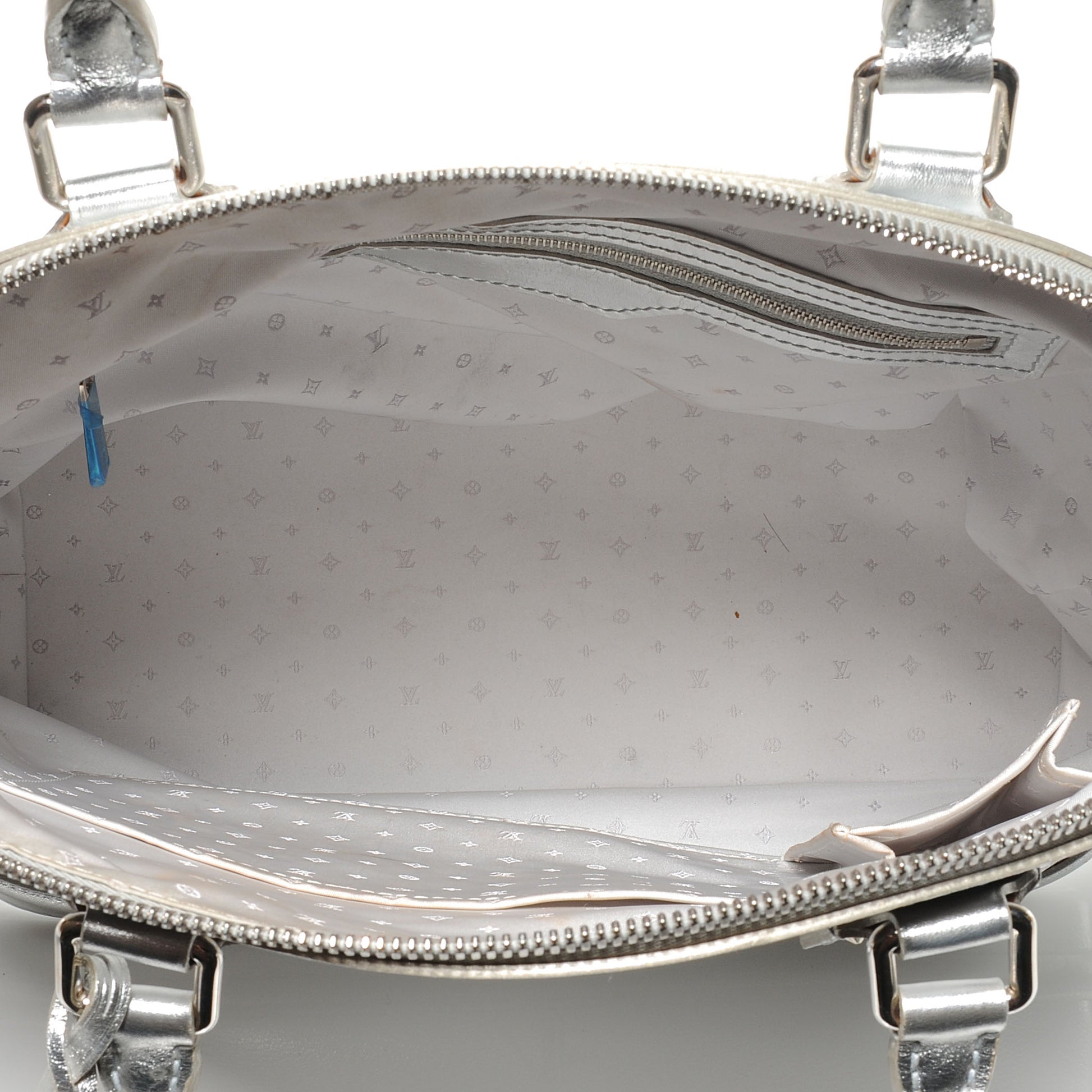 Louis Vuitton Suhali Lockit MM Silver 8 of 8