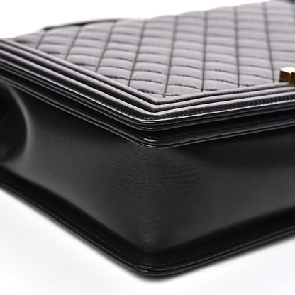 Chanel Lambskin Quilted Large Boy Flap Black 8 of 15