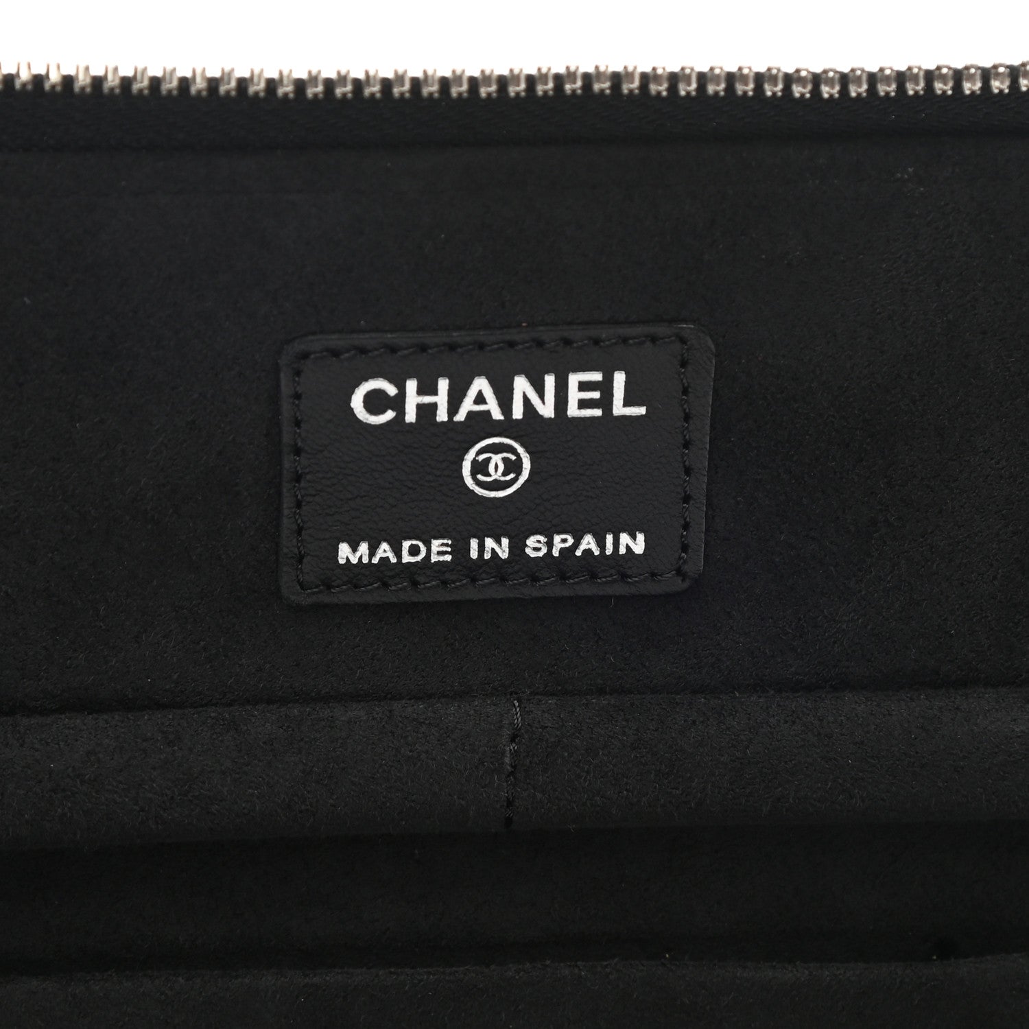 Chanel Lambskin Quilted Large Jewelry Case Black 7 of 8