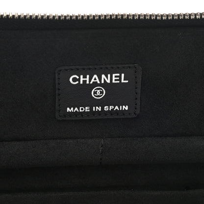 Chanel Lambskin Quilted Large Jewelry Case Black 7 of 8
