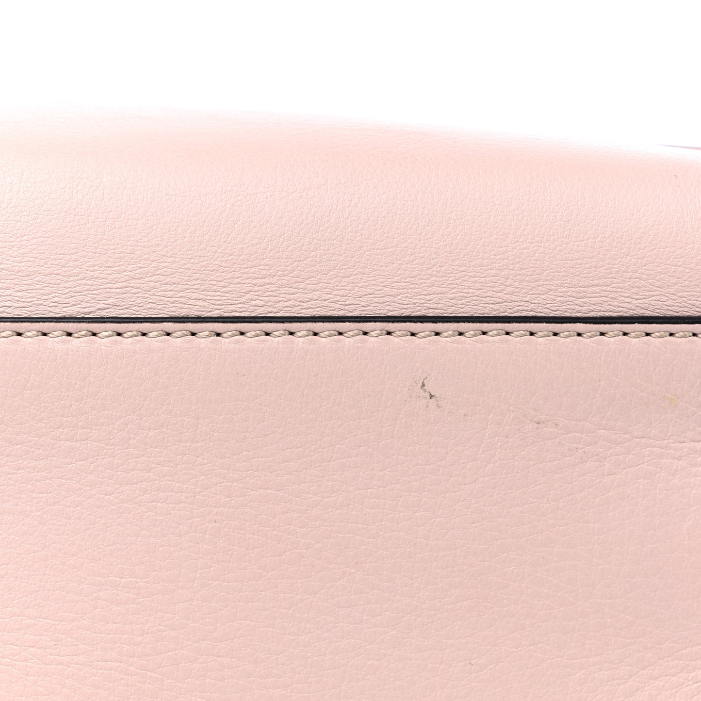 Vitello Seta Shiny Nappa Medium Peekaboo Iconic Satchel Soap Opale