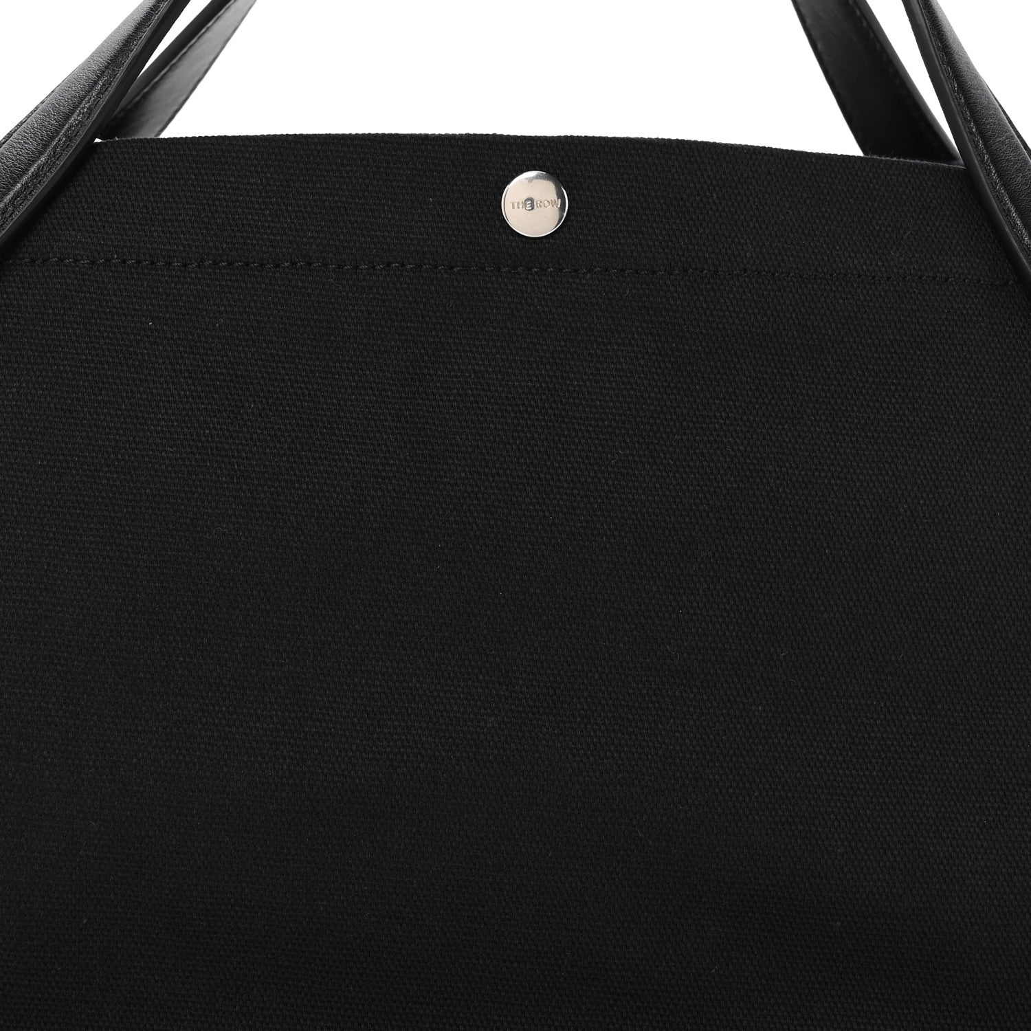 The Row Cotton Twill East West Idaho Tote Black 7 of 9