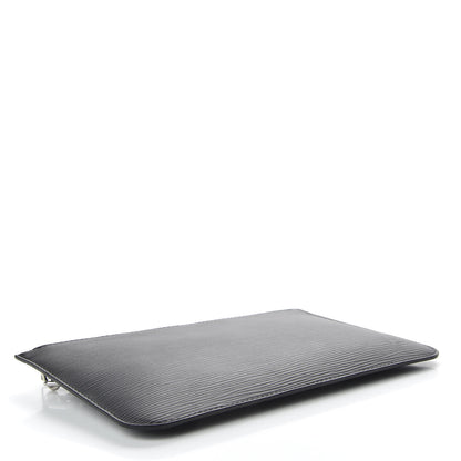 Louis Vuitton Epi Neverfull Pochette MM GM Black 4 of 7