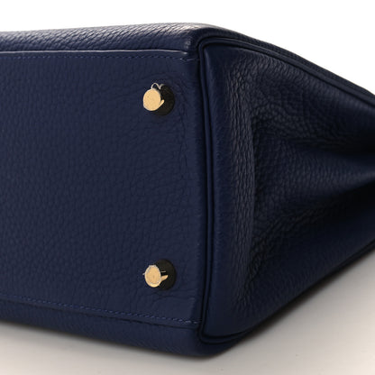 Hermes Togo Kelly Retourne 28 Bleu Encre 10 of 10
