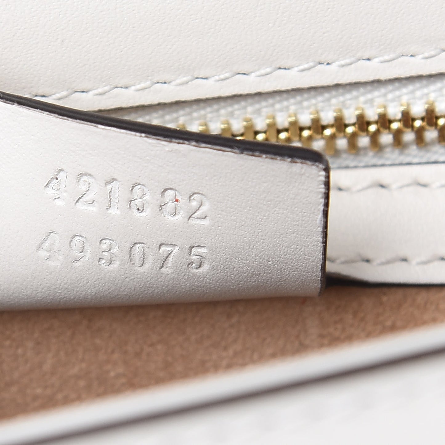 Calfskin Embroidered Small Sylvie Shoulder Bag White