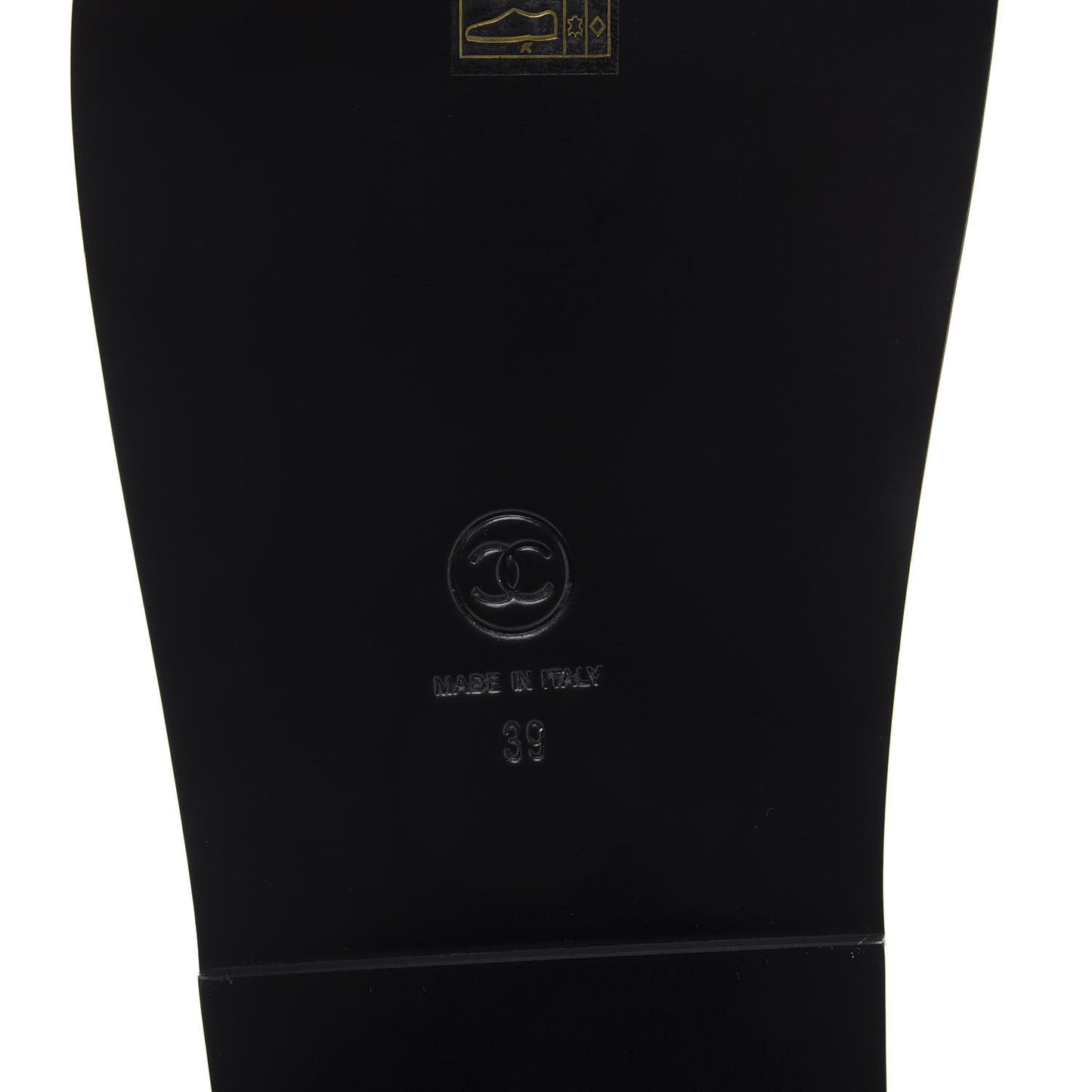 Grained Calfskin Velcro Dad Sandals 39 Black