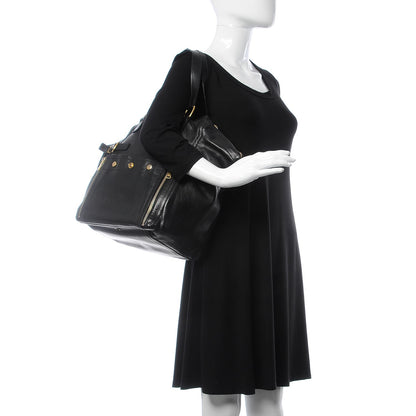 Saint Laurent Calfskin Medium Downtown Black 2 of 12