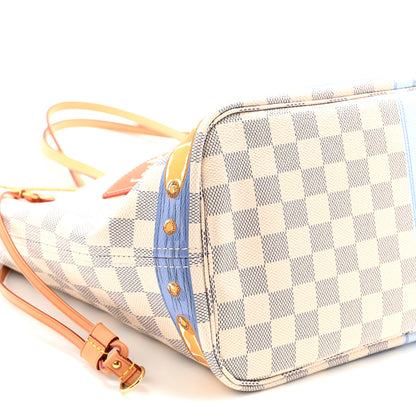Louis Vuitton Damier Azur Summer Trunks Neo Neverfull MM 10 of 11