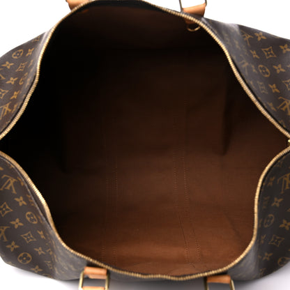 Louis Vuitton Monogram Keepall Bandouliere 55 4 of 21