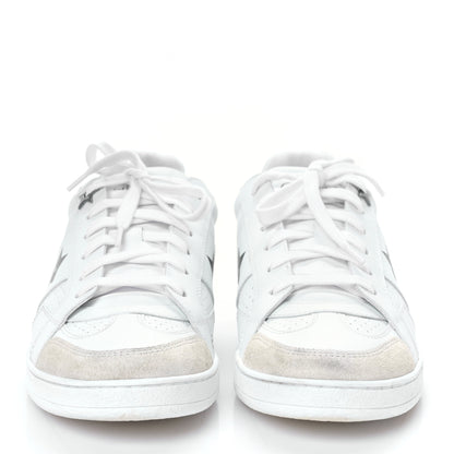 Christian Dior Calfskin Suede Dior Star Low Top Sneakers 36 White 2 of 8