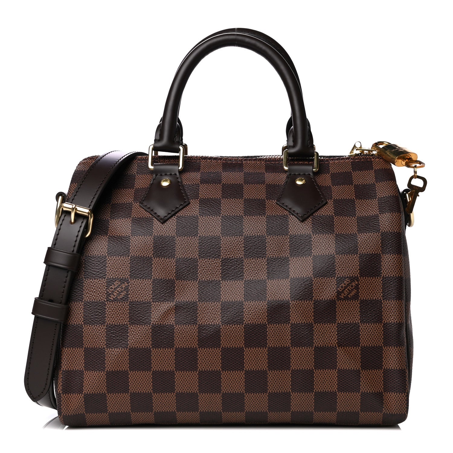 Louis Vuitton Damier Ebene Speedy Bandouliere 25 1 of 12