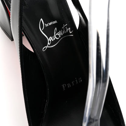 Christian Louboutin Patent So Jane Sling 55 Pump 38.5 Black 8 of 9