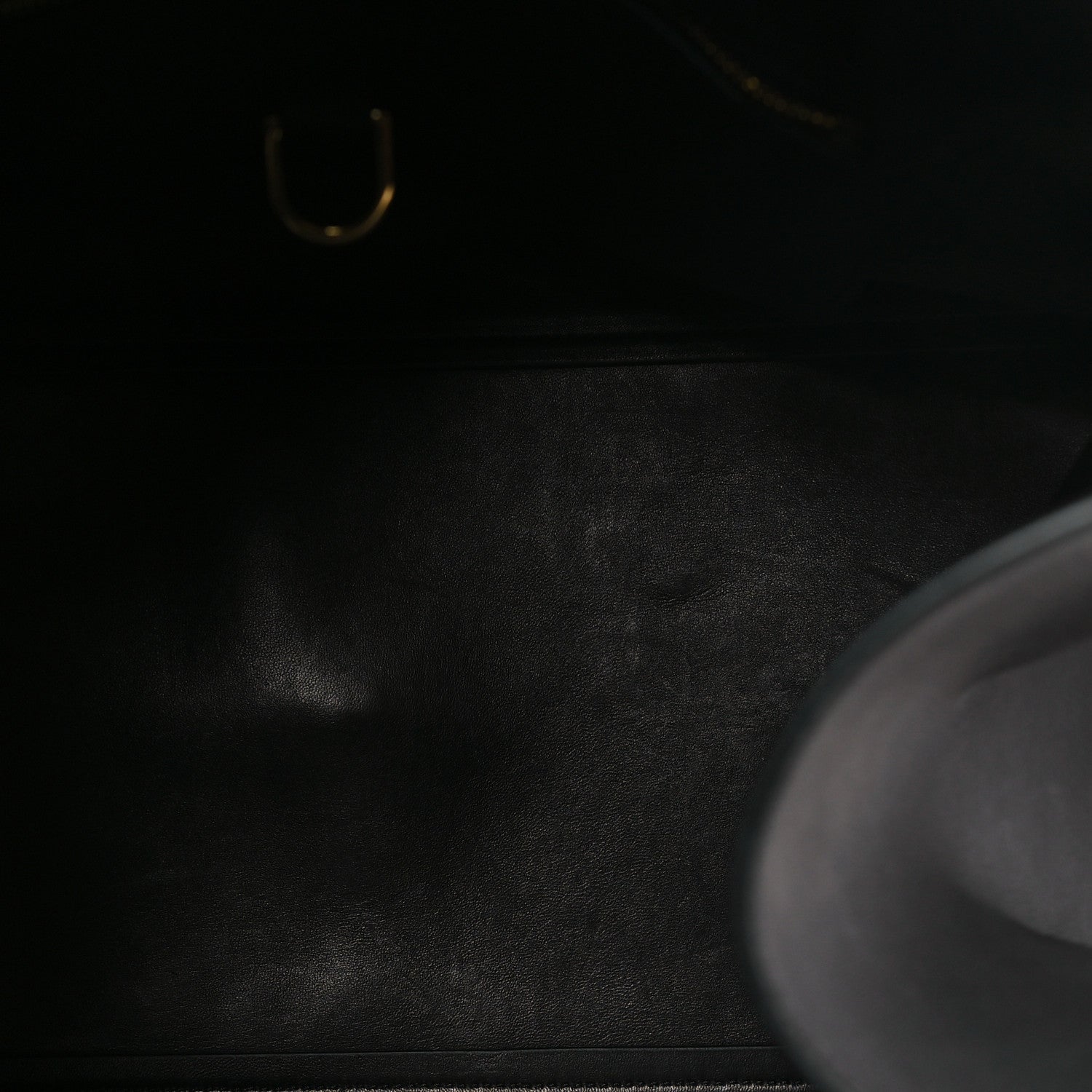 The Row Polished Saddle Calfskin Soft Margaux 17 Black 5 of 10