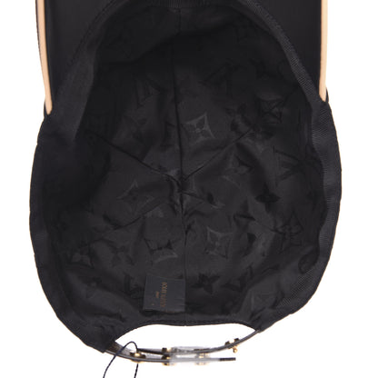 Louis Vuitton Polyester Silk Monogram LV Get Ready Cap L Black 6 of 6