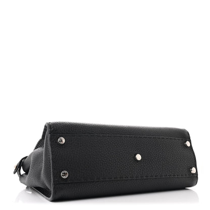 Fendi Cuoio Romano Selleria Bi-Color Medium Peekaboo Iconic Satchel Black Mou Black Mou 4 of 11