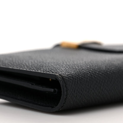 Hermes Epsom Bearn Gusset Wallet Black 7 of 8