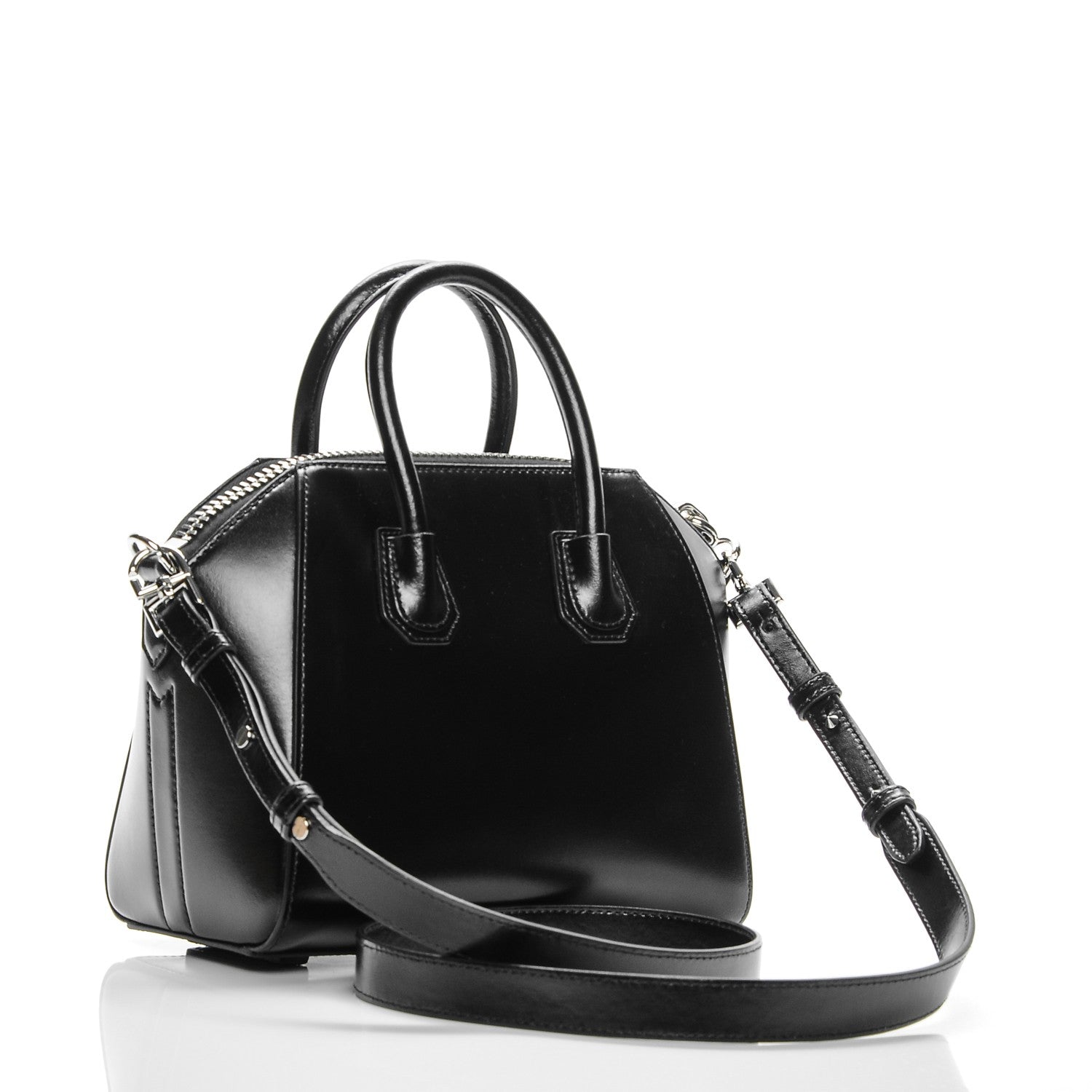 Givenchy Shiny Lord Calfskin Mini Antigona Black 3 of 7