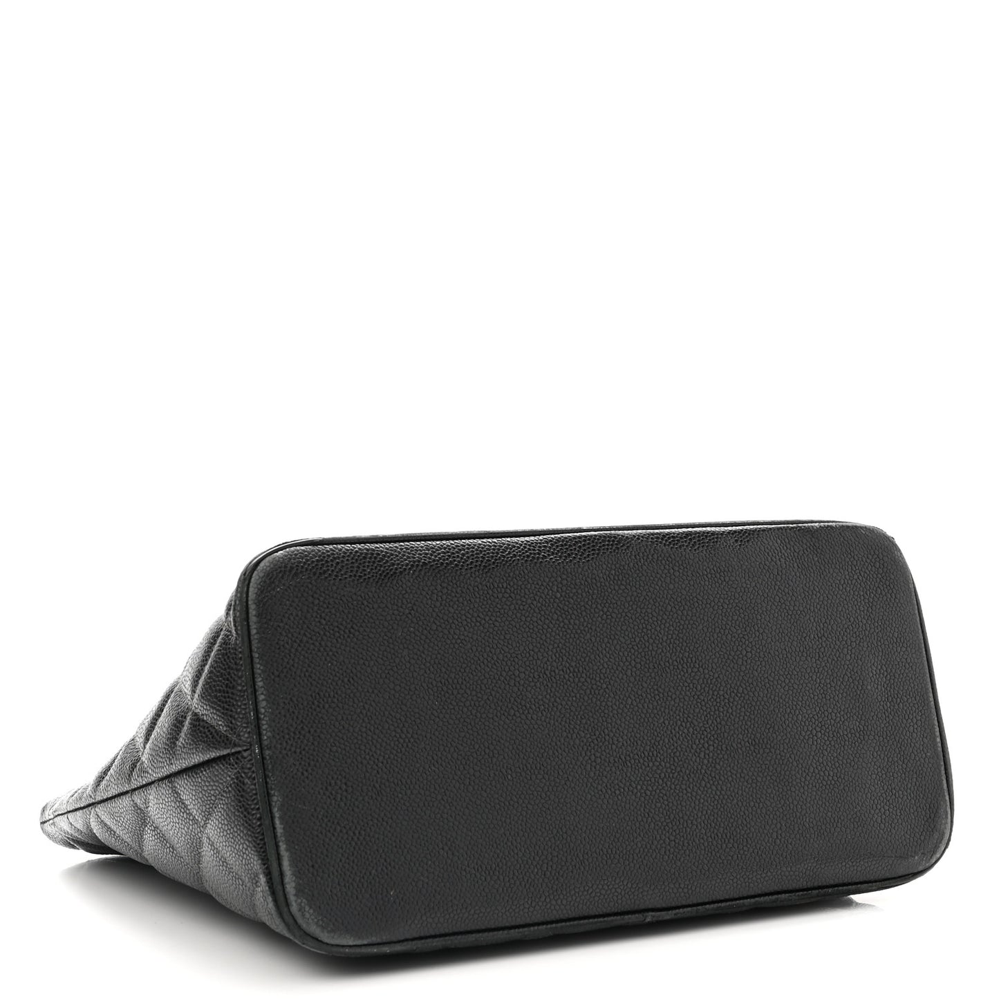 Caviar Quilted Medallion Tote Black