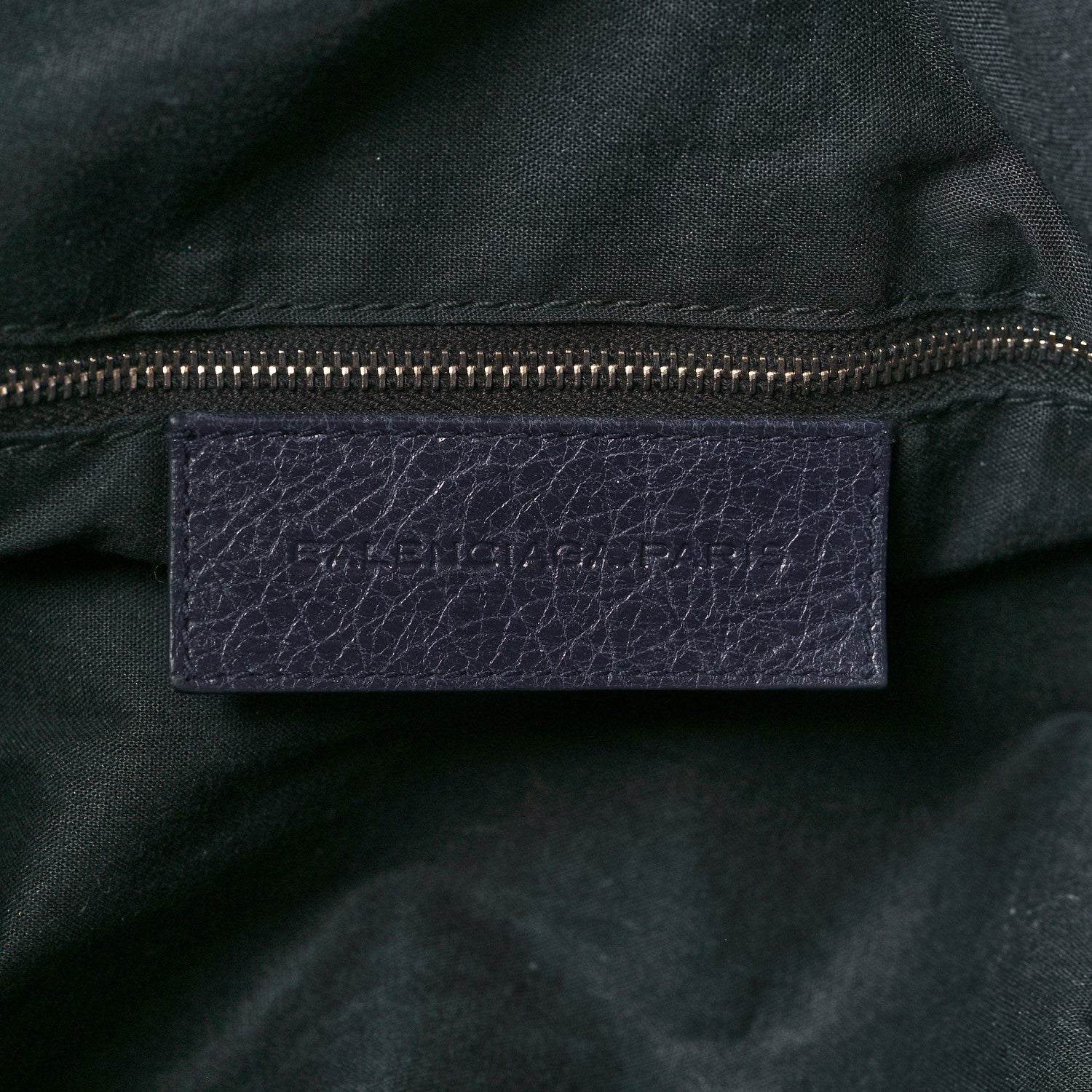 Balenciaga Agneau Classic Hardware Small Squash Duffel Bag Bleu Nuit 6 of 17