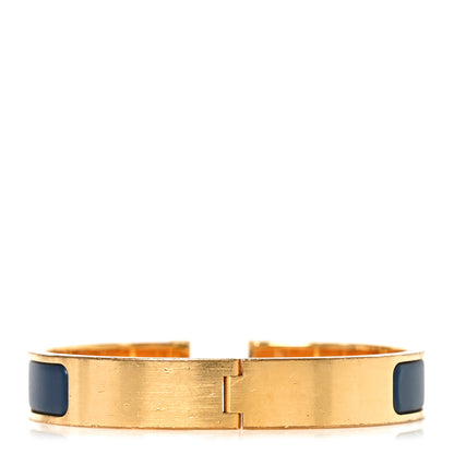 Hermes Enamel Narrow Clic Clac H Bracelet GM Ultramarine 3 of 4