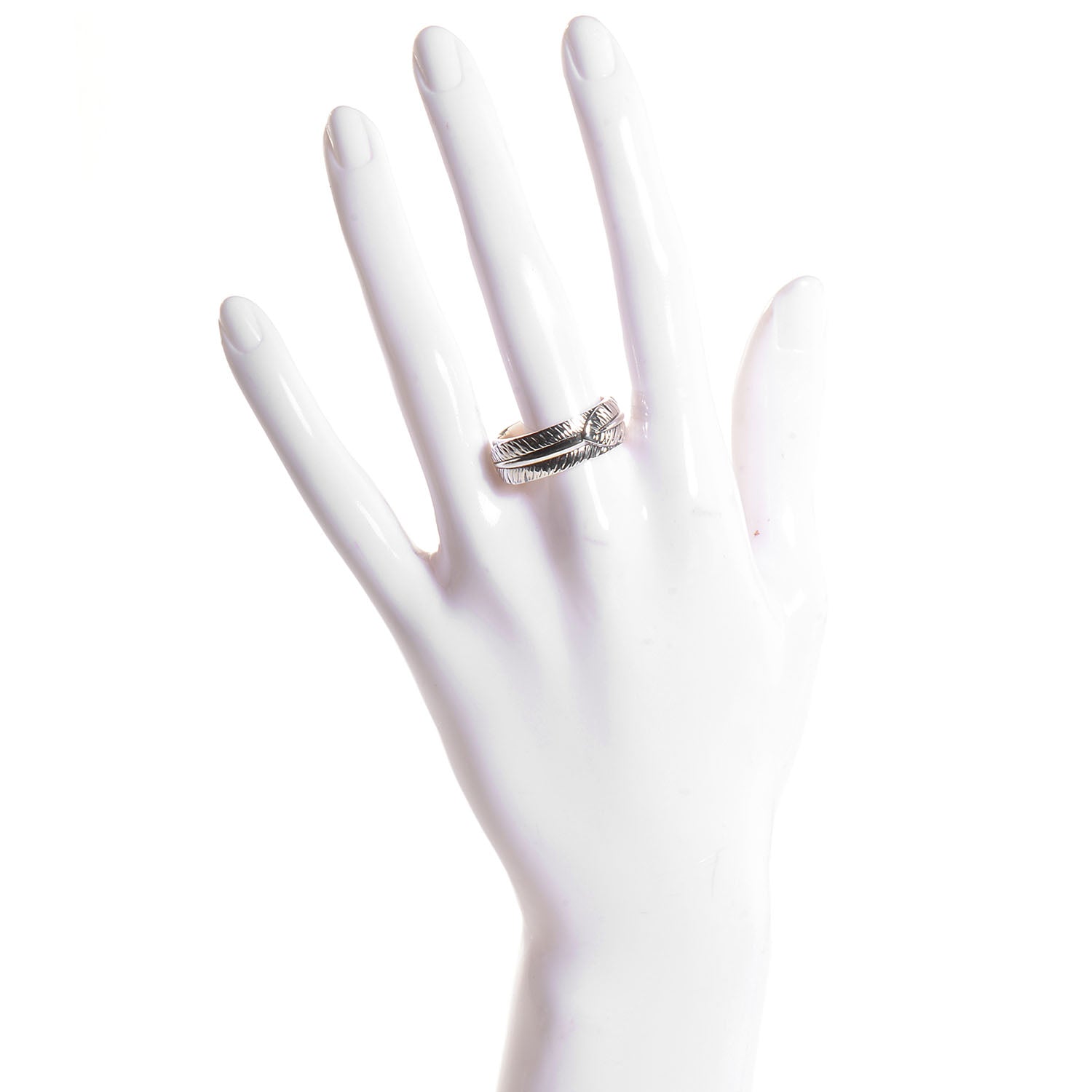 David Yurman Sterling Silver 10mm Frontier Band Ring 9.5 2 of 6