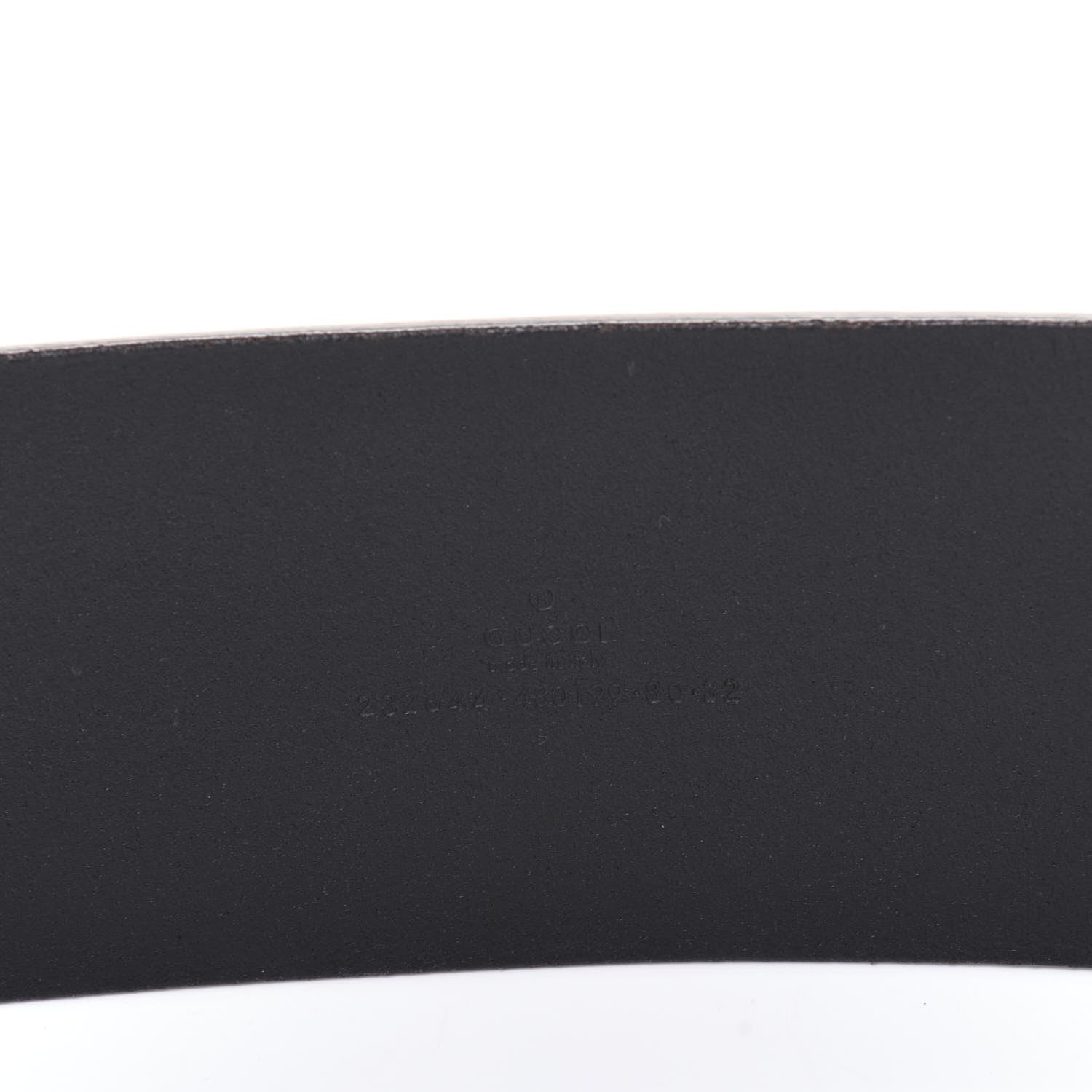 Gucci Calfskin Horsebit Wide Belt 80 32 Black 3 of 5
