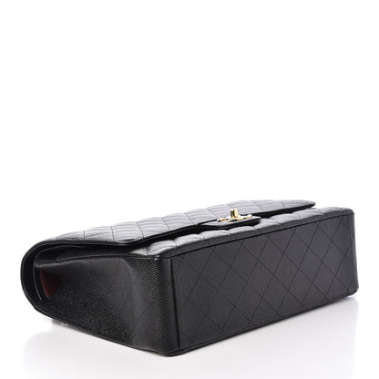 Chanel Caviar Quilted Maxi Double Flap Black 5 of 10
