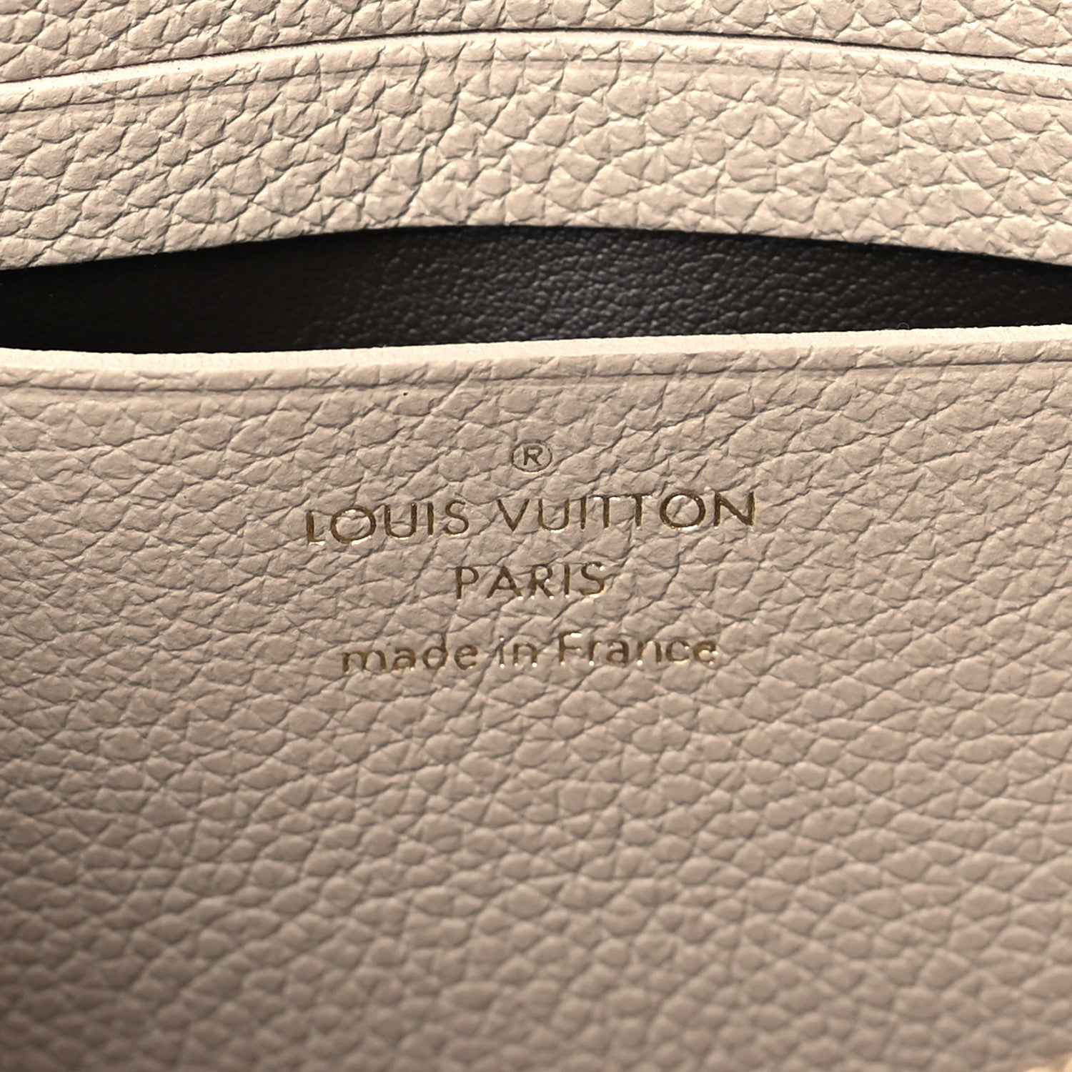 Louis Vuitton Empreinte Monogram Giant Ivy Wallet On Chain Tourterelle Creme 6 of 9