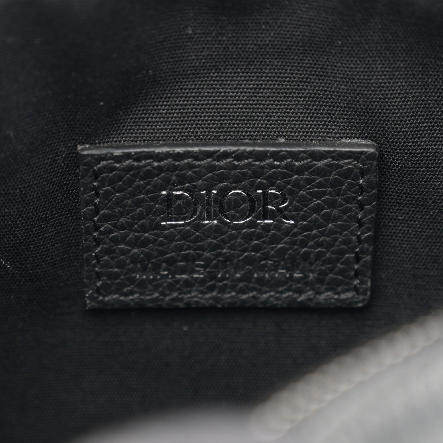 Christian Dior Oblique Messenger Pouch Beige Black 6 of 10