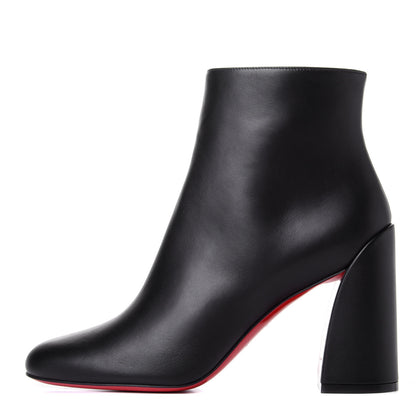 Christian Louboutin Calfskin Turela 85 Ankle Boots 37.5 Black 1 of 10